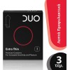 Duo Extra Thin Προφυλακτικά 3τμχ (46596)