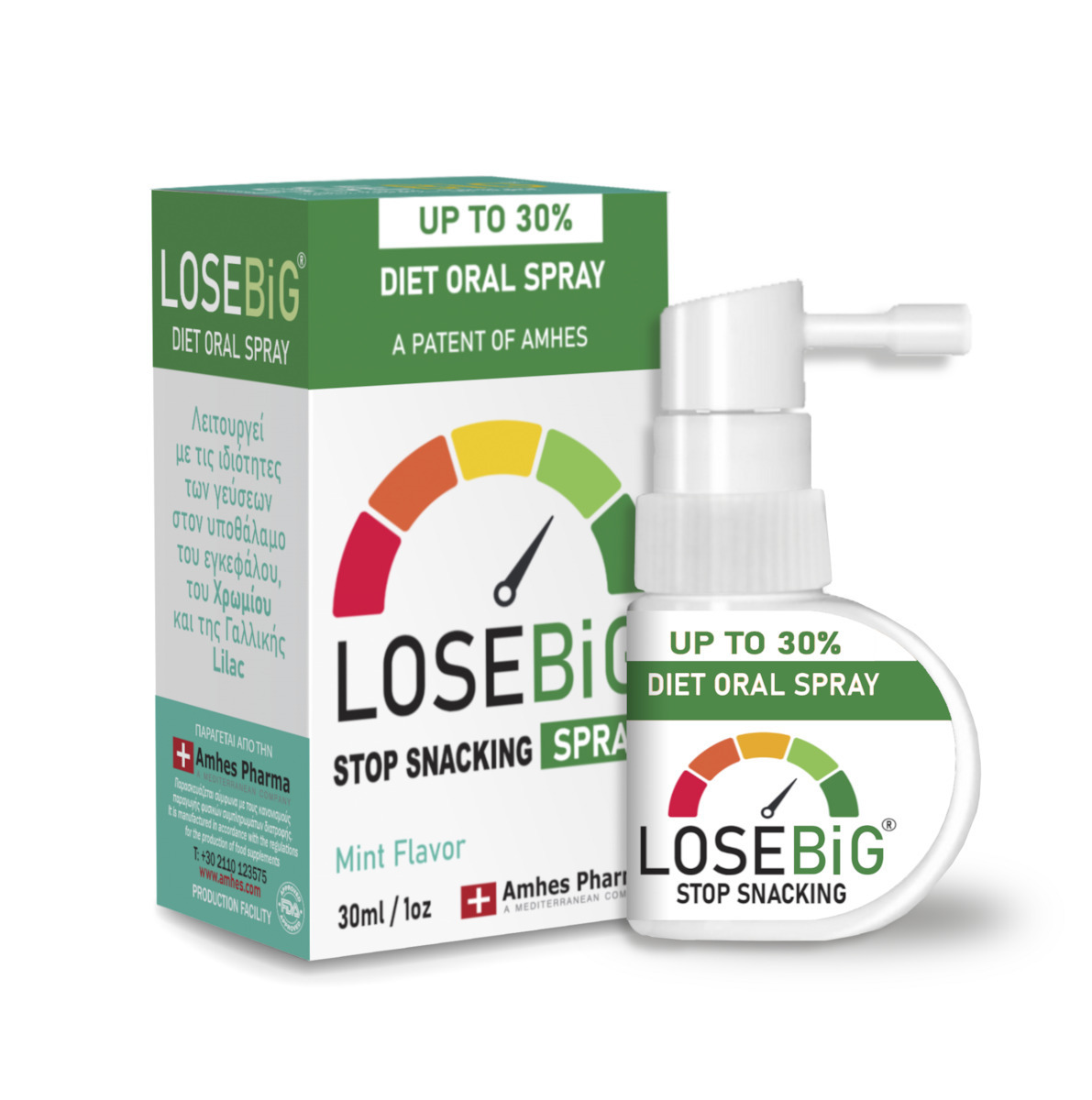 Eifron Losebig Spray Συμπλήρωμα για Αδυνάτισμα 30ml Μέντα