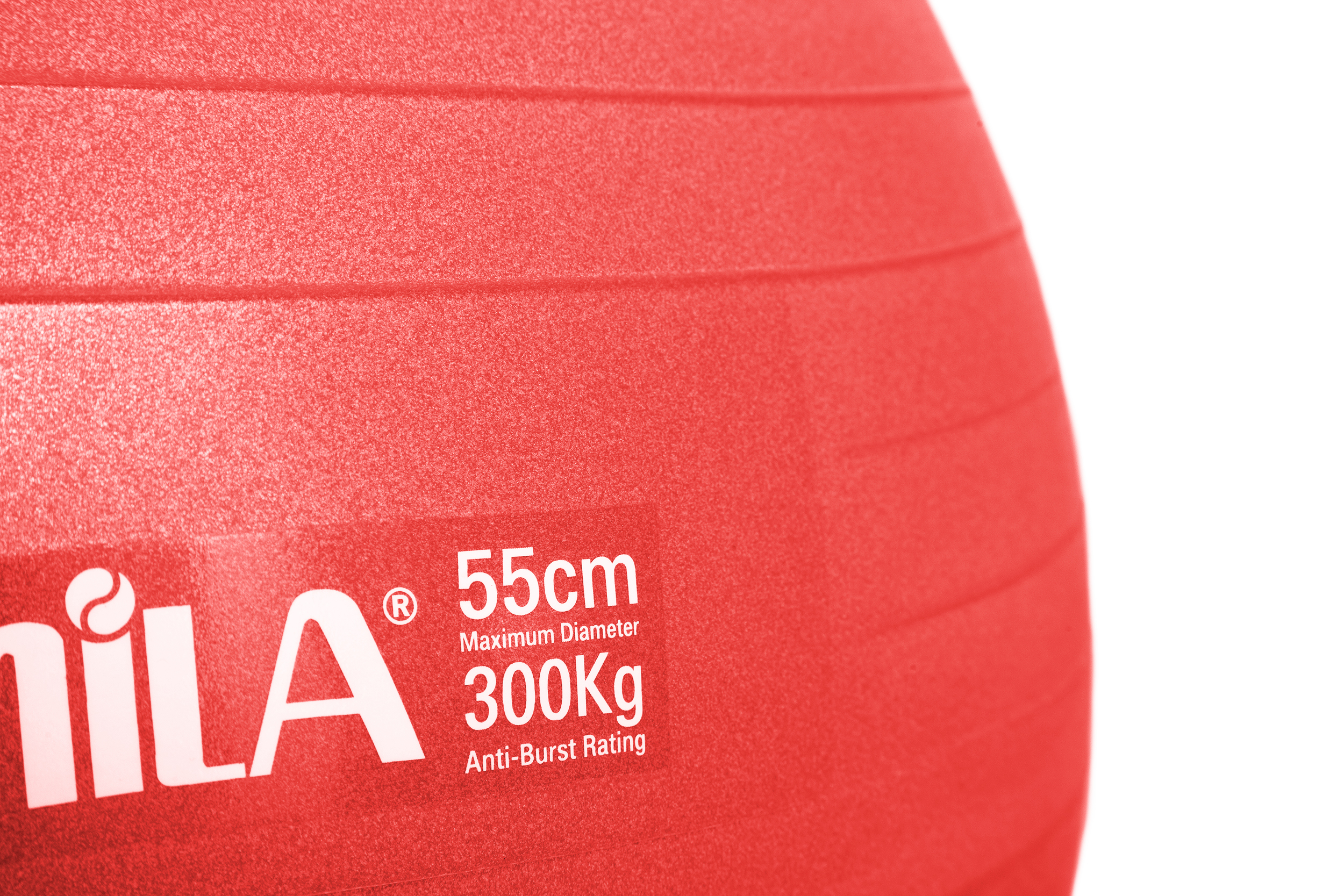 Amila Μπάλα Γυμναστικής Gymball 55Cm Κόκκινη Bulk – 48440