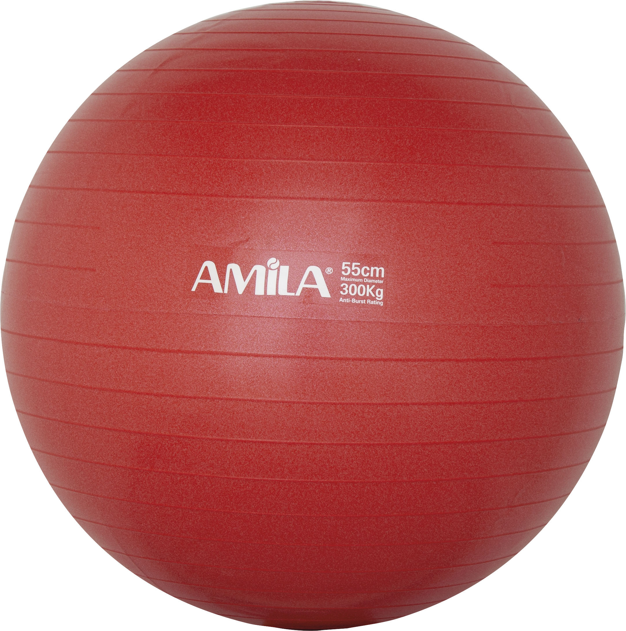 Amila Μπάλα Γυμναστικής Gymball 55Cm Κόκκινη Bulk – 48440
