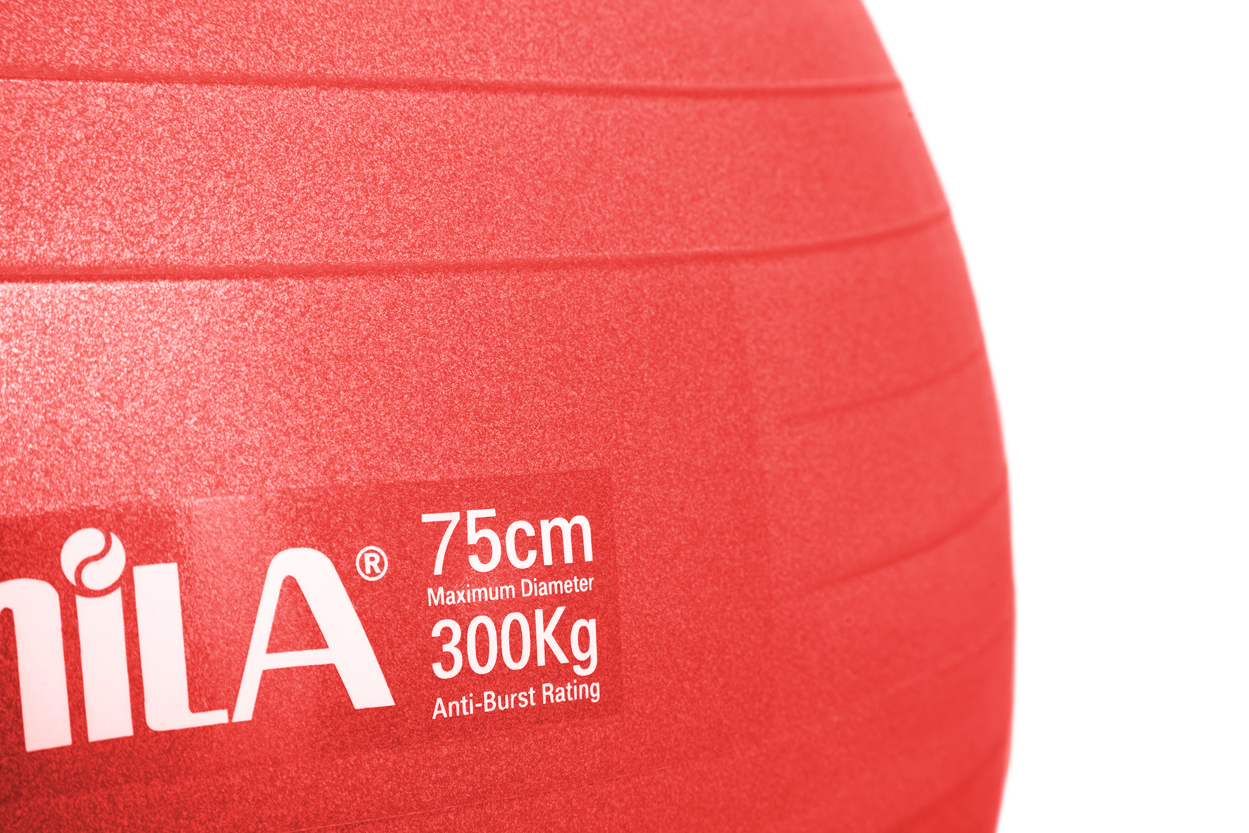 Amila Μπάλα Γυμναστικής Gymball 75Cm Κόκκινη Bulk – 48443