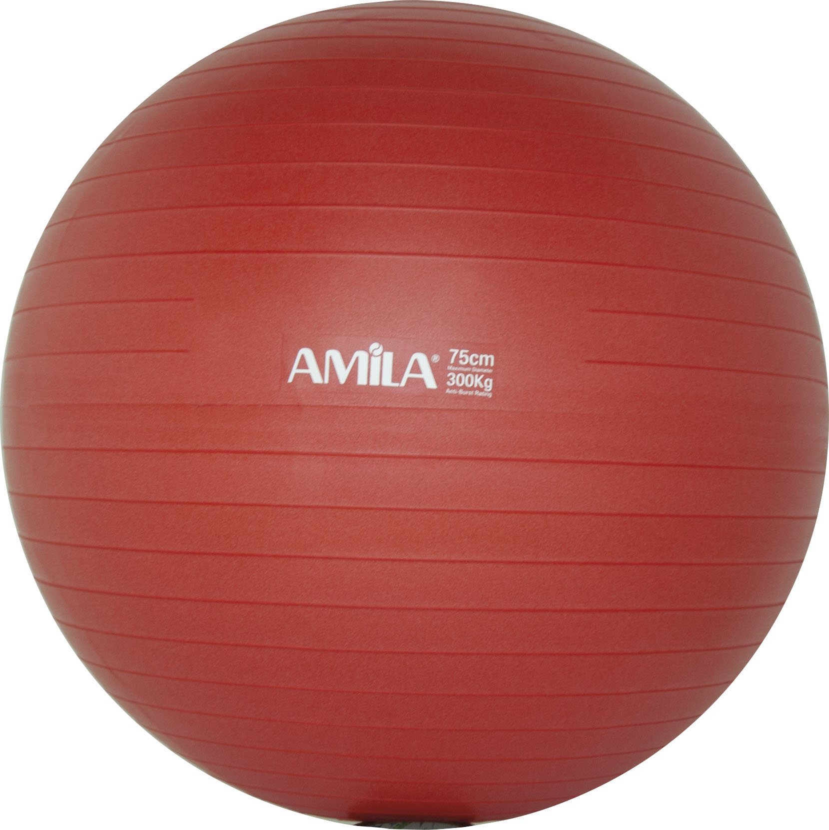 Amila Μπάλα Γυμναστικής Gymball 75Cm Κόκκινη Bulk – 48443