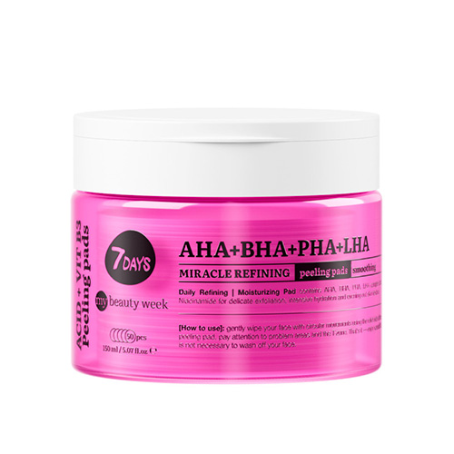 7DAYS Miracle Refining Peeling Pads Απολεπιστικά Δισκία 50τμχ