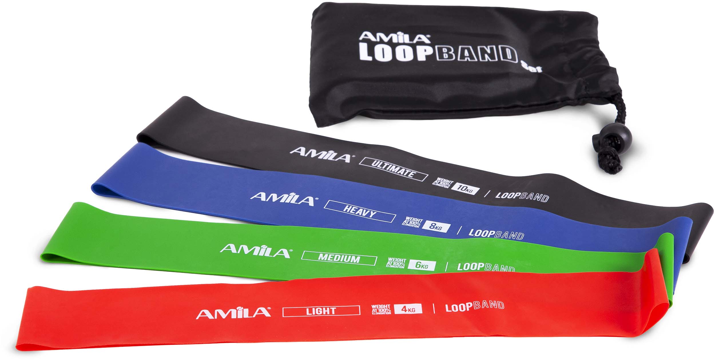 Amila Set Λάστιχα Αντίστασης Small Loopband (Light – Ultimate) – 96605