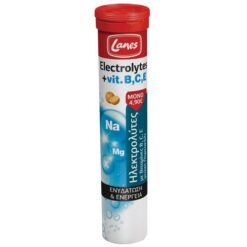 Lanes Electrolytes Vitamine B C E Γεύση Πορτοκάλι 20tabs