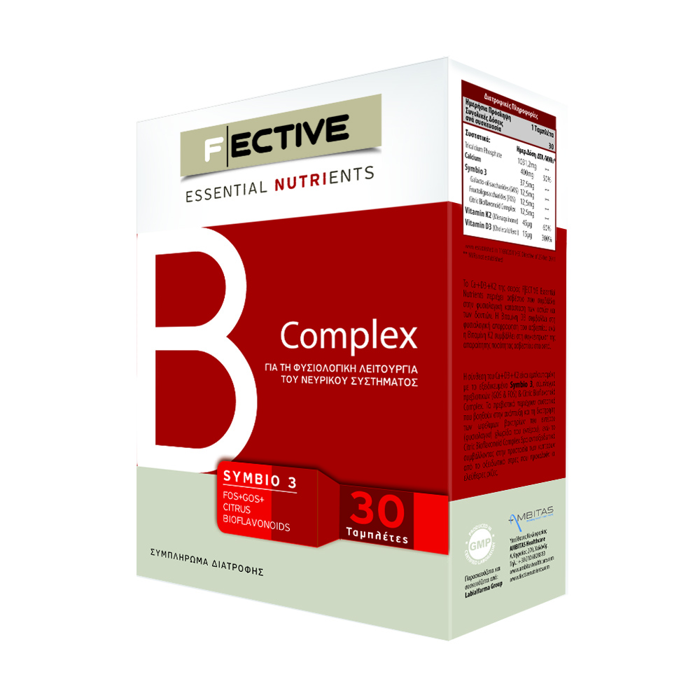 Fective B Complex 30 ταμπλέτες