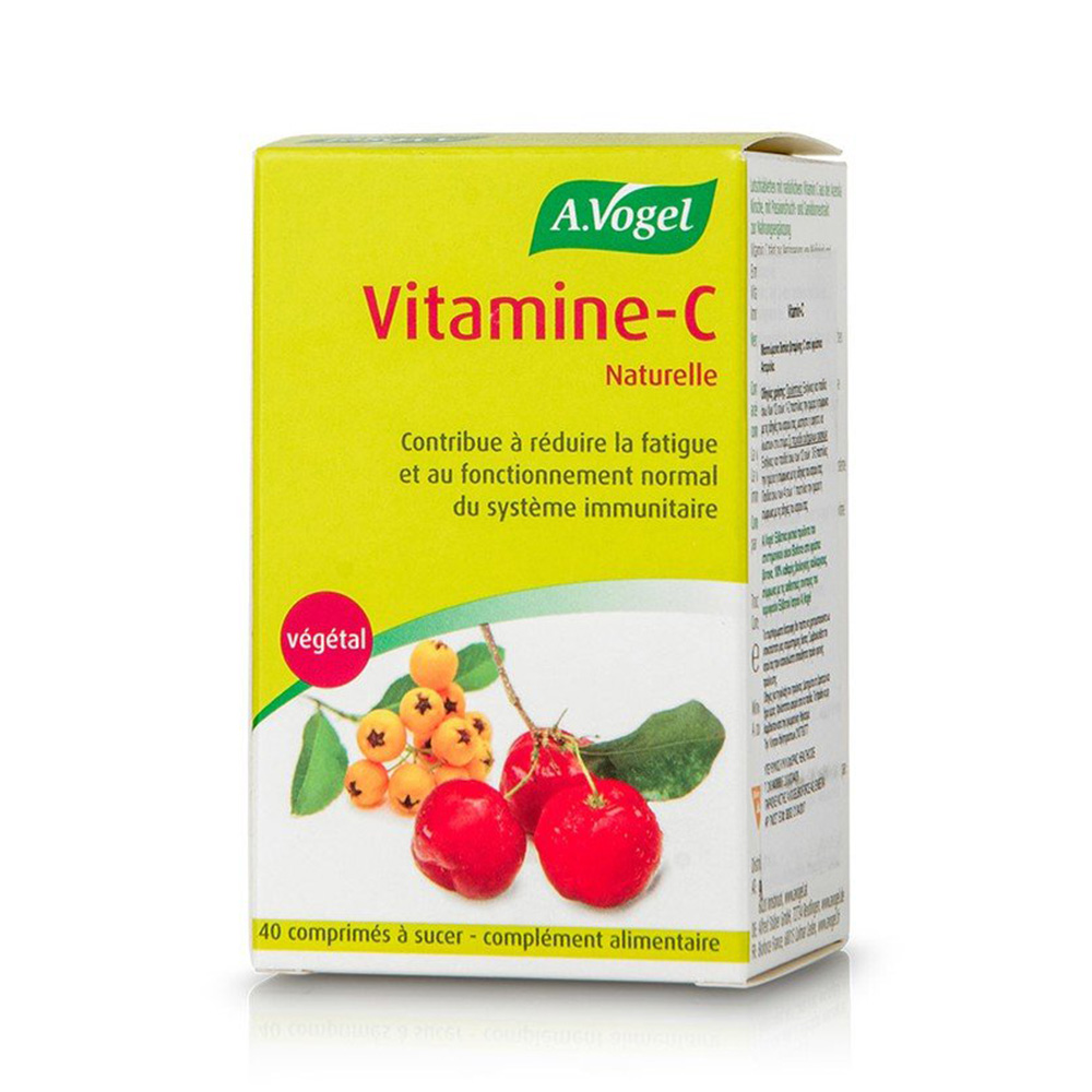 A.Vogel Vitamin C Βιολογική 100% Απορροφήσιμη Βιταμίνη C από Φρέσκια Ασερόλα 40chew. tabs