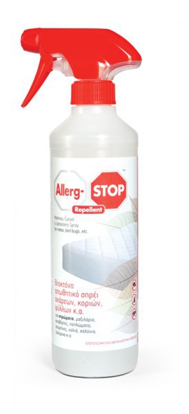 Allerg-Stop Spray Βιοκτόνο Απωθητικό Σπρέι Ακάρεων, Κοριών και Ψύλλων 250ml