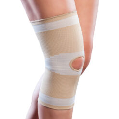 Anatomic Help 1502 Επιγονατίδα Απλή Ελαστική με Τρύπα 1τμχ (Μπεζ) – Medium