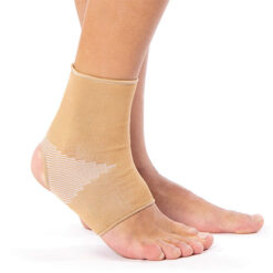 Anatomic Help 1600 Επιστραγαλίδα Απλή Ελαστική με Τρύπα 1τμχ (Μπεζ) – Small