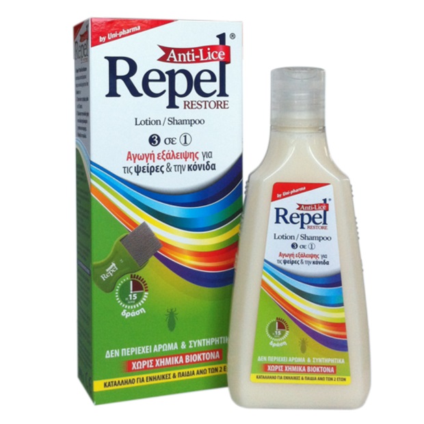Uni-Pharma Repel Anti-lice Restore 200ml