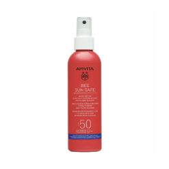 Apivita Bee Sun Safe Αντηλιακό Ενυδατικό Spray Ελαφριάς Υφής για Πρόσωπο και Σώμα SPF50 200ml