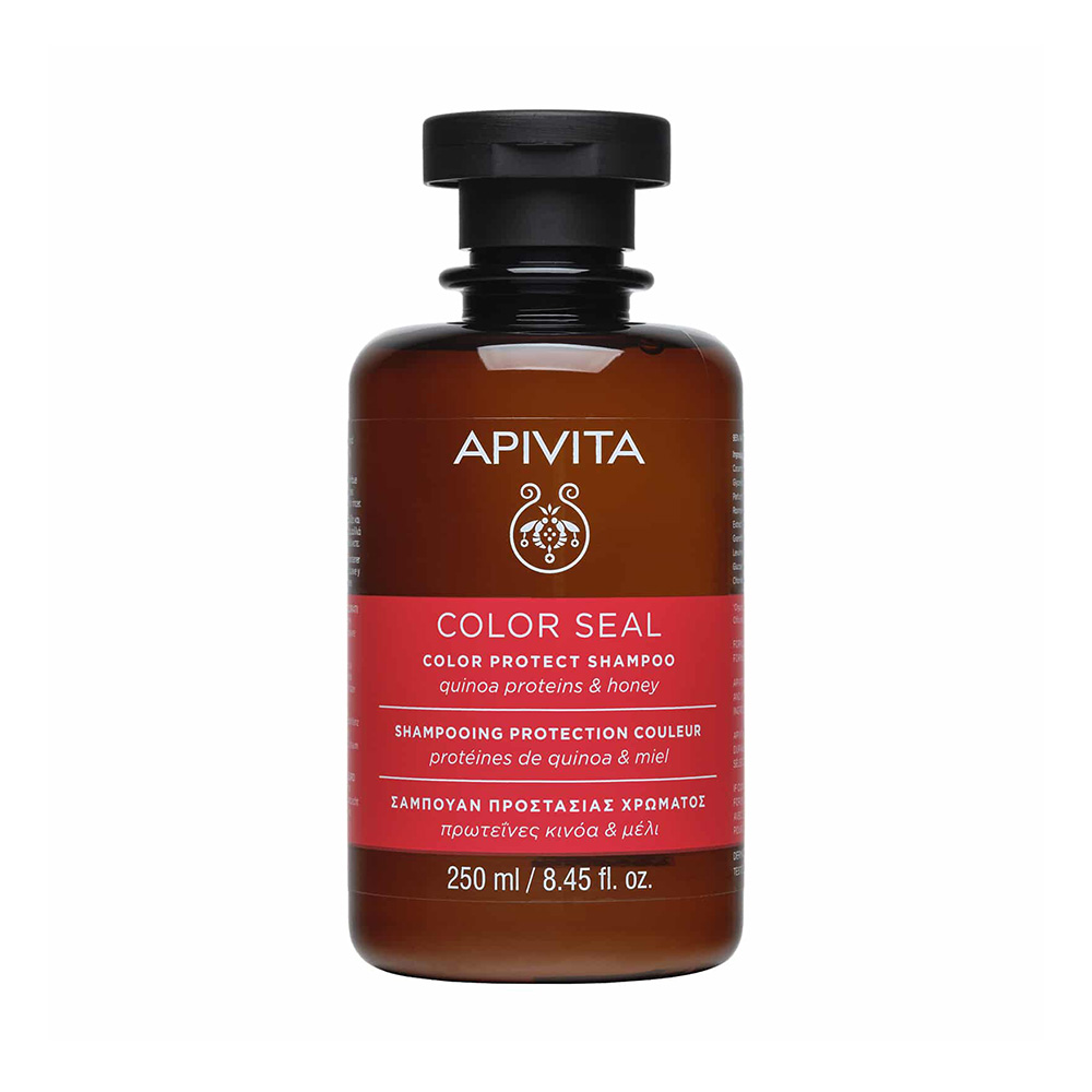 Apivita Color Seal Σαμπουάν Προστασίας Χρώματος με Πρωτεΐνες Κινόα & Μέλι 250ml