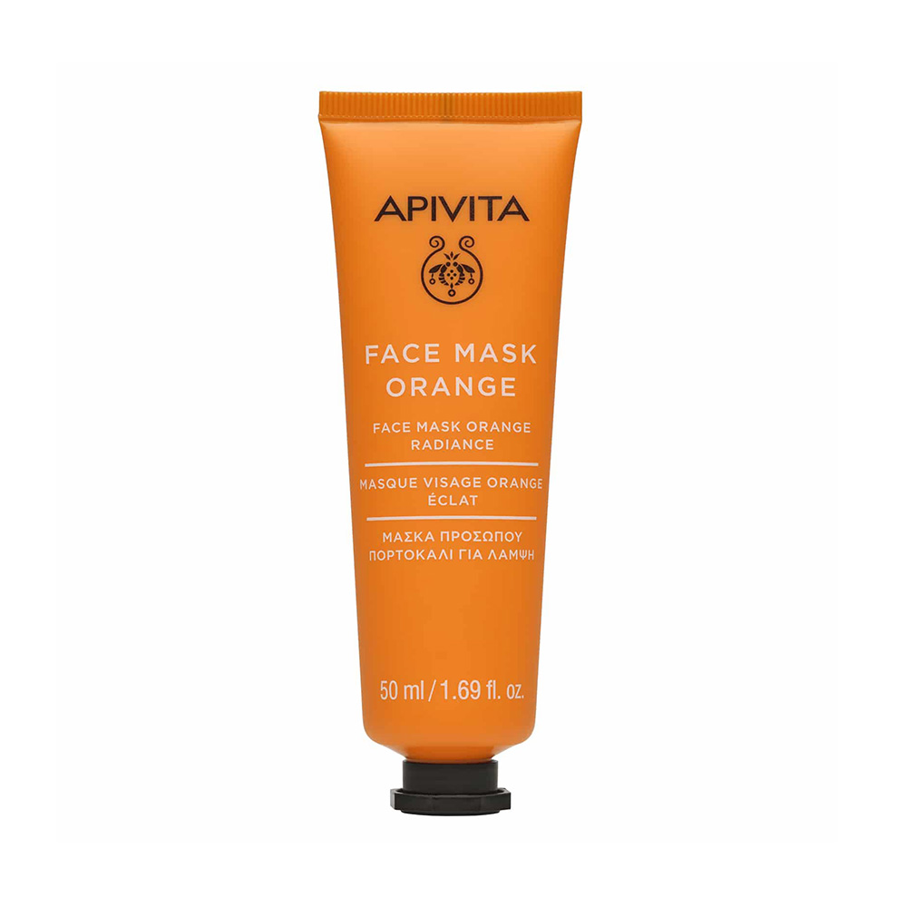 Apivita Face Mask Orange Μάσκα Προσώπου Πορτοκάλι για Λάμψη 50ml