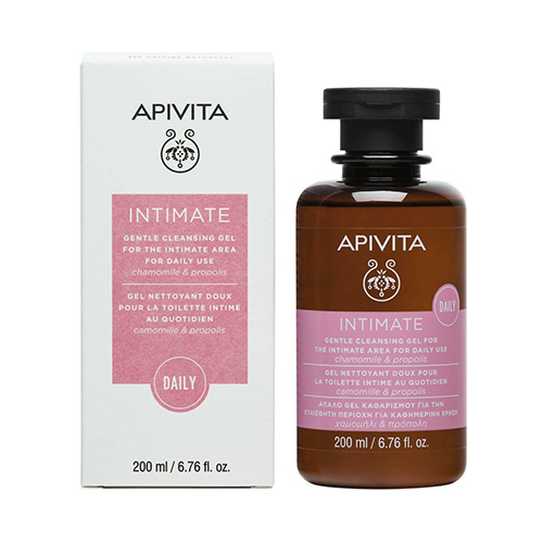 Apivita Intimate Daily Gel Καθαρισμού για την Ευαίσθητη Περιοχή με Χαμομήλι & Πρόπολη, 200ml