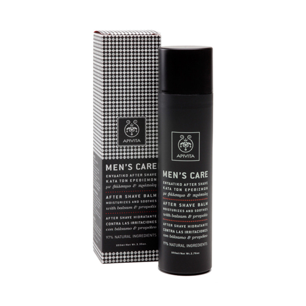 Apivita Men’s Care After Shave Balm Ενυδατικό After Shave κατά των Ερεθισμών με Βάλσαμο και Πρόπολη 100ml