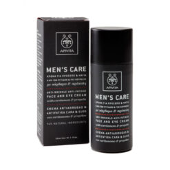 Apivita Men’s Care Κρέμα Πρόσωπου και Ματιών κατά των Ρυτίδων και της Κούρασης 50ml