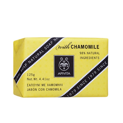 Apivita Natural Soap Φυσικό Σαπούνι με Χαμομήλι, 125gr