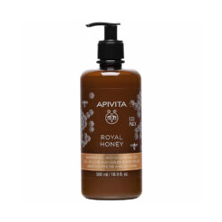 Apivita Royal Honey Shower Gel Κρεμώδες Aφρόλουτρο με Aιθέρια Έλαια Ecopack 500ml