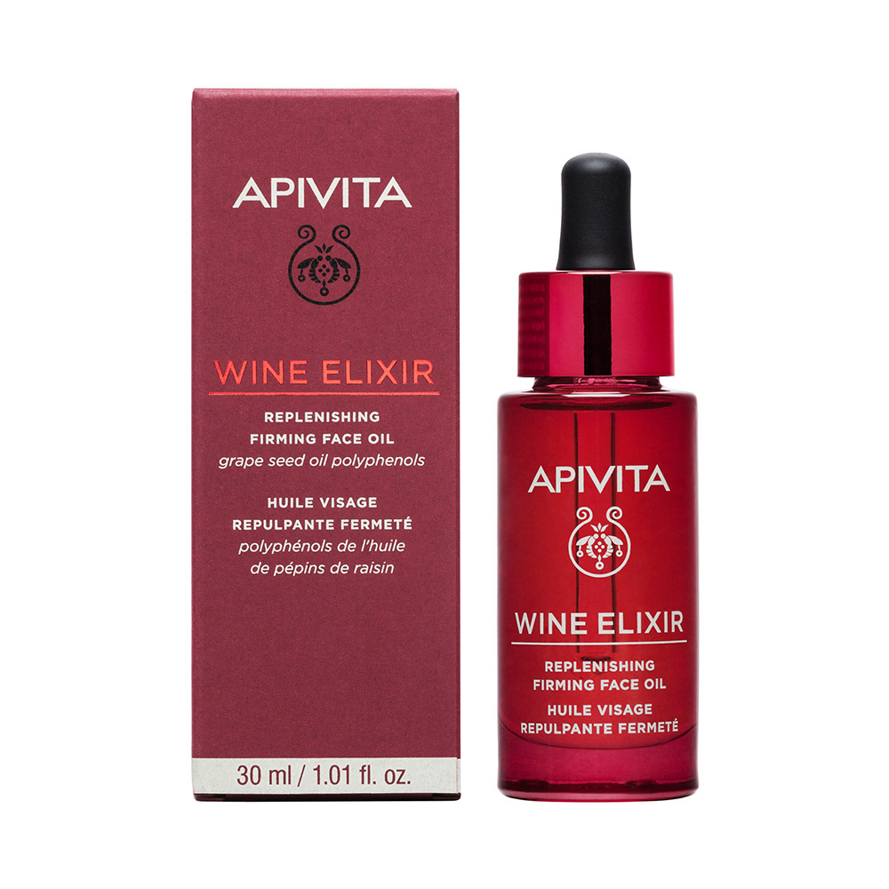 Apivita Wine Elixir Λάδι Προσώπου για Αναδόμηση & Σύσφιξη 30ml