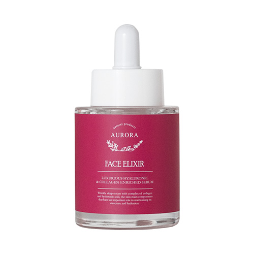 Aurora Face Elixir with 12% Hyaluronic Acid and Collagen Αντιγηραντικός Ορός Προσώπου 30ml