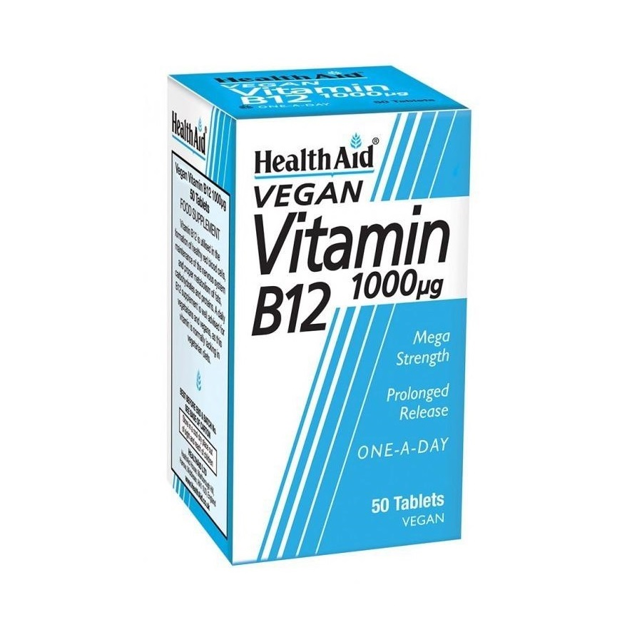 Health Aid B12 1000mg 50 ταμπλέτες