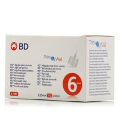 BD Thin Wall Βελόνες για Πένα Ινσουλίνης 31G x 6mm 100τμχ