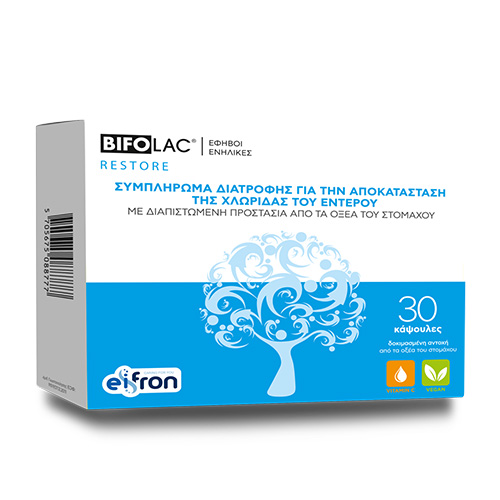 Bifolac Restore Probiotics Συμπλήρωμα Διατροφής για Αποκατάσταση της Εντερικής Χλωρίδας 30caps