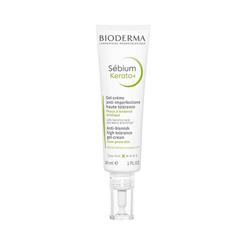 Bioderma Sebium Kerato+ Κρέμα Προσώπου σε Μορφή Τζελ για Επιδερμίδες με Τάση Ακμής 30ml