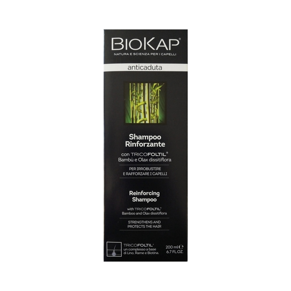 BioKap Anticaduta Shampoo με Tricofoltil Bamboo & Olax Dissitiflora κατα της Τριχόπτωσης 200ml