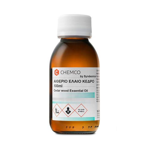 Chemco Essential Oil Cedarwood Αιθέριο Έλαιο Κέδρο 100ml