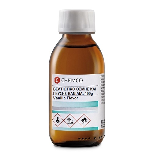 Chemco Vanilla Flavor Βελτιωτικό Οσμής και Γεύσης Βανίλια, 100g