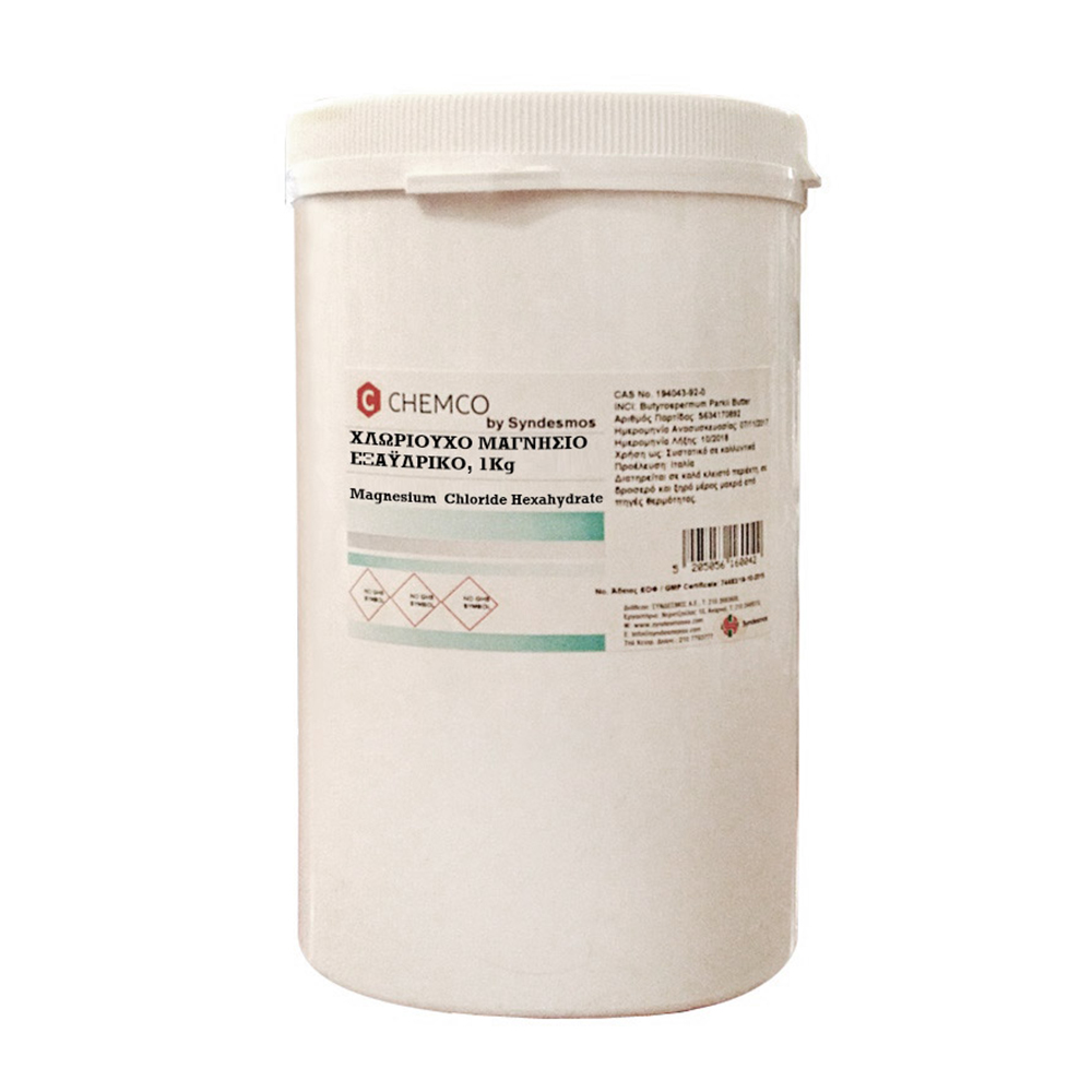 Chemco Magnesium Chloride Hexahydrate Χλωριούχο Μαγνήσιο Εξαϋδρικό, 1kg