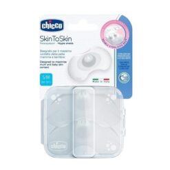 Chicco Skin To Skin Δίσκοι Στήθους Σιλικόνης (S/M), 2τμχ (09033-00)