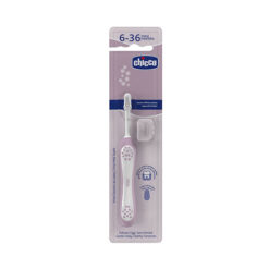 Chicco Οδοντόβουρτσα για Βρέφη (6-36m) 1τμχ – Ροζ / Λιλα (12081-00)