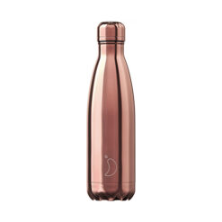 Chilly’s Chrome Rose Gold Μπουκάλι Θερμός 500ml