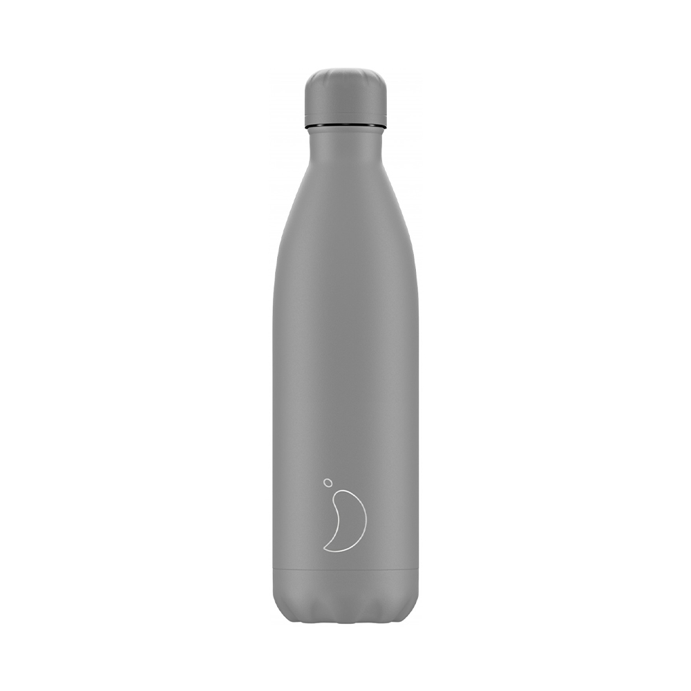 Chilly’s Monochrome All Matte Grey Μπουκάλι Θερμός 750ml