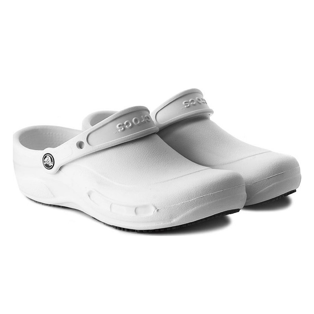Crocs Bistro Unisex Επαγγελματικά Σαμπό 10075-100 Λευκό – No41-42