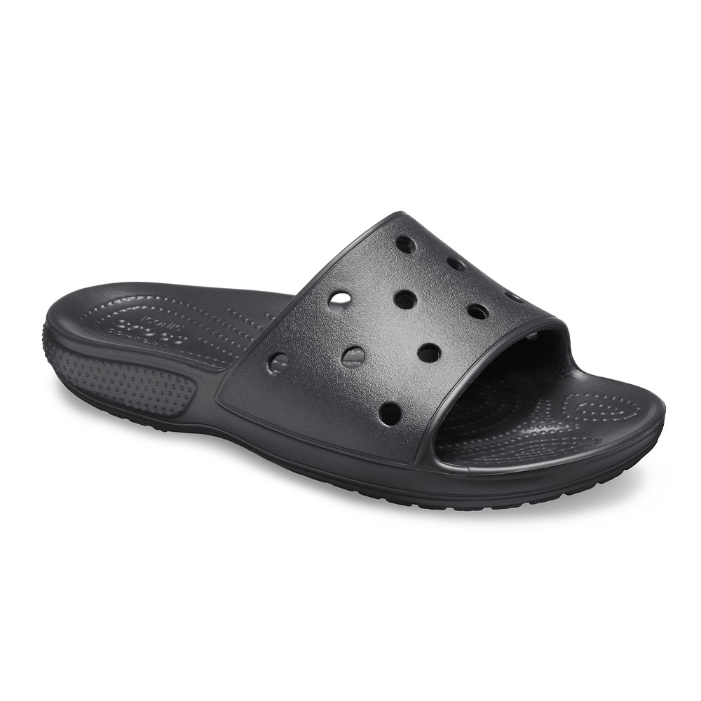 Crocs Classic Slide Παντόφλες 206121-001 Μαύρο – No36-37