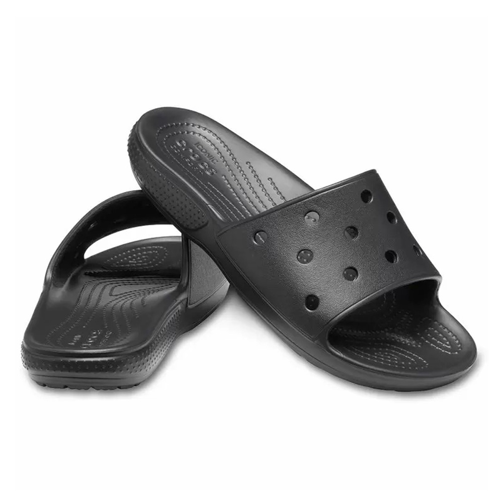 Crocs Classic Slide Παντόφλες 206121-001 Μαύρο – No36-37