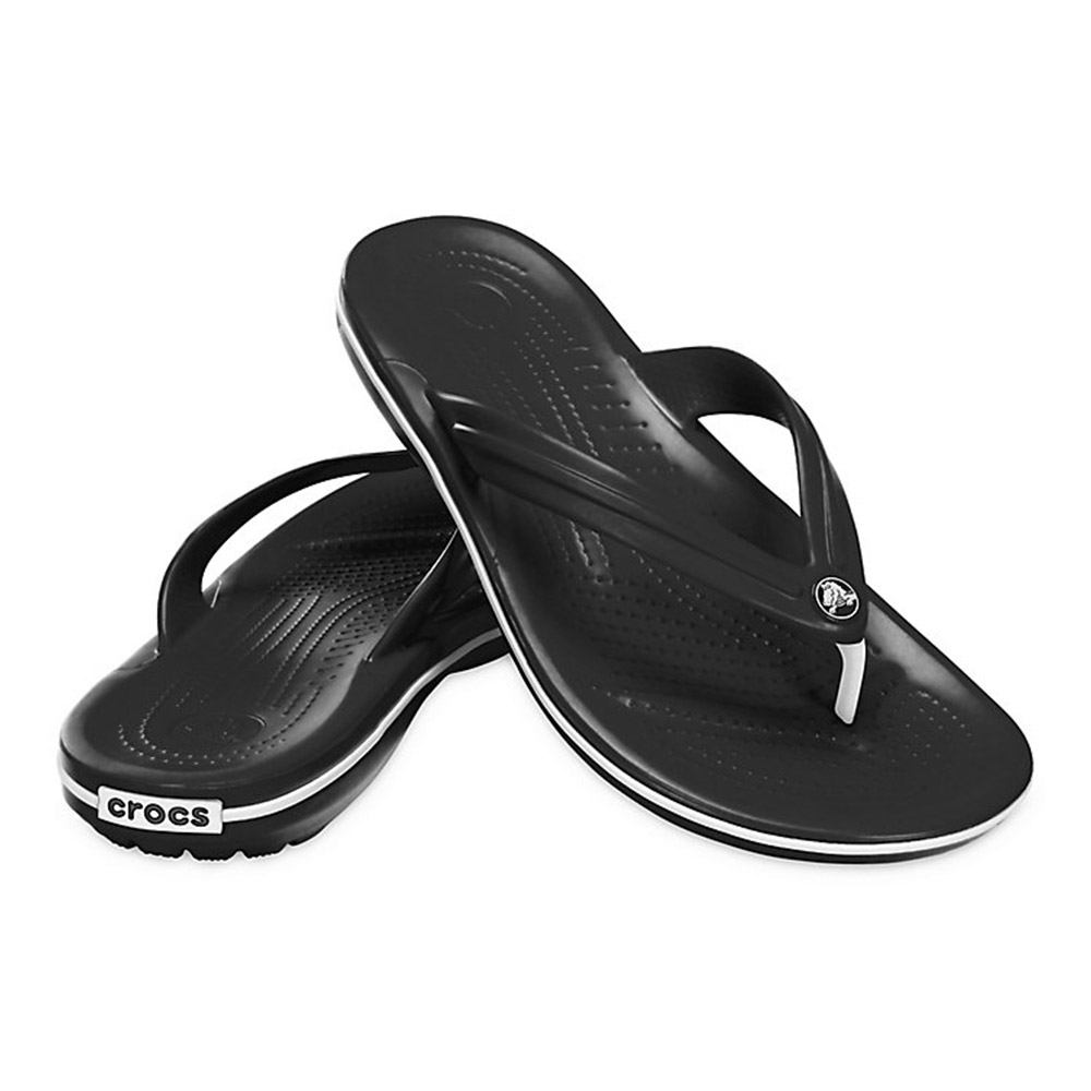 Crocs Crocband Flip Σαγιονάρες 11033-001 Μαύρο – No36-37