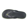 Crocs Crocband Flip Σαγιονάρες 11033-0A1 Γκρί με Πράσινη Ρίγα – No37-38