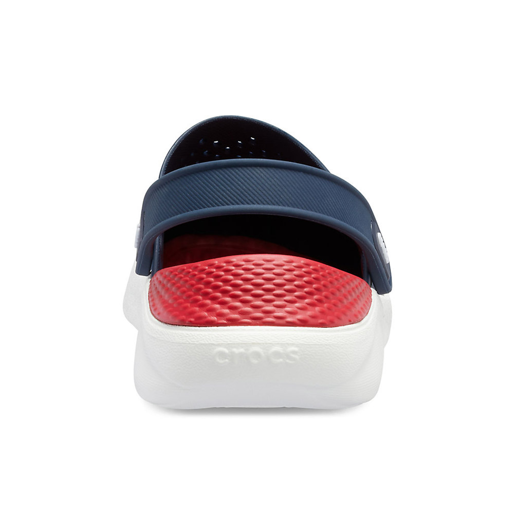Crocs LiteRide Clog Σαμπό 204592-4CC Μπλε/Κόκκινο – No42-43