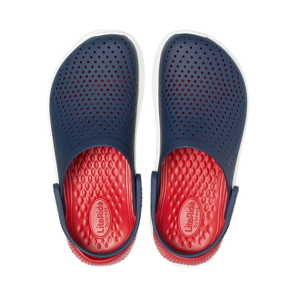 Crocs LiteRide Clog Σαμπό 204592-4CC Μπλε/Κόκκινο – No42-43