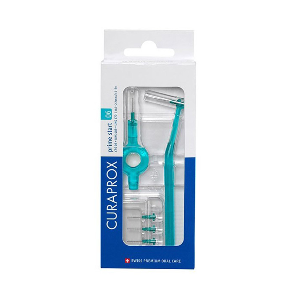 Curaprox Prime Start 06 Μεσοδόντια Βουρτσάκια Τιρκουάζ 5τμχ