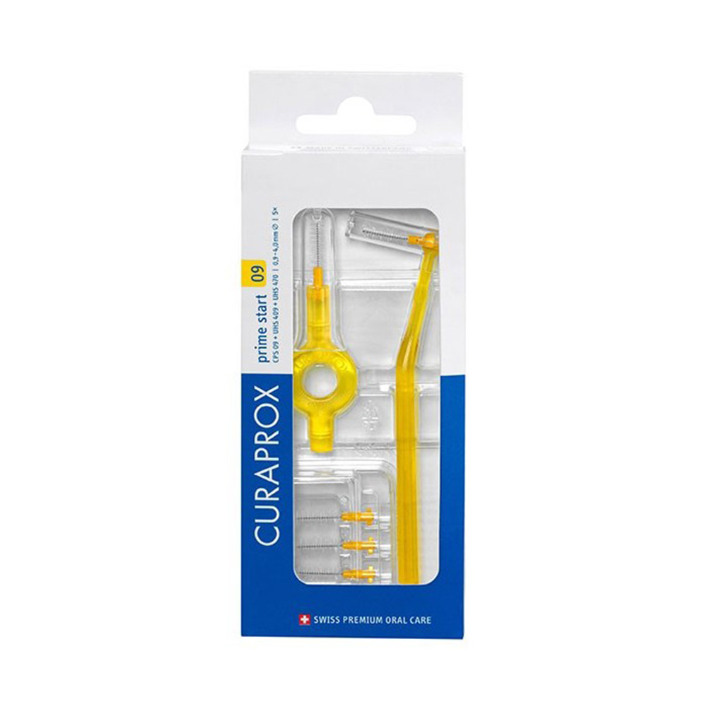 Curaprox Prime Start 09 Μεσοδόντια Βουρτσάκια Κίτρινο 5τμχ