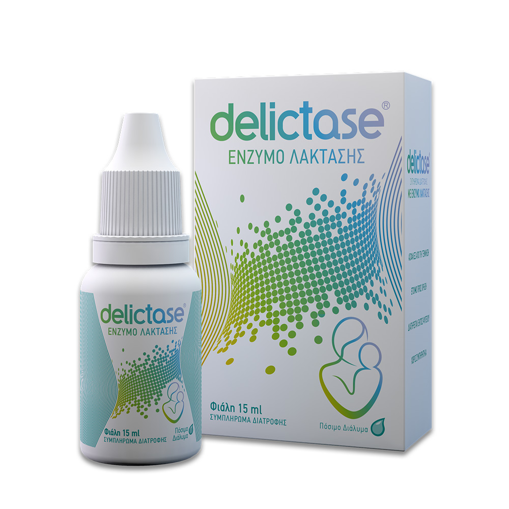 Delictase Oral Drops για Βρεφικούς Κολικούς – Γαστρεντερίτιδες – Διάρροιες, 15ml