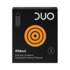 Duo Ribbed Προφυλακτικά με Ραβδώσεις 3τμχ (76398)