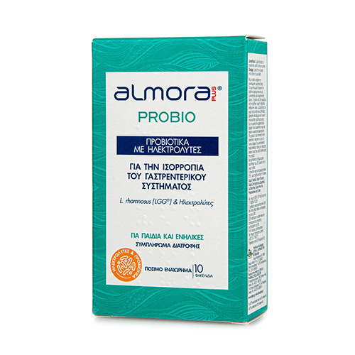 Elpen Almora Plus Probio Προβιοτικά με Ηλεκτρολύτες 10×4.5g