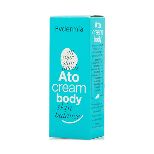 Evdermia Ato Cream Body Ενυδατική Κρέμα Σώματος για την Ατοπική Δερματίτιδα 175ml